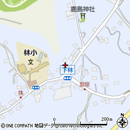 茨城県石岡市下林1010周辺の地図