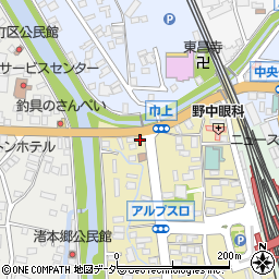 長野県松本市巾上5-47周辺の地図
