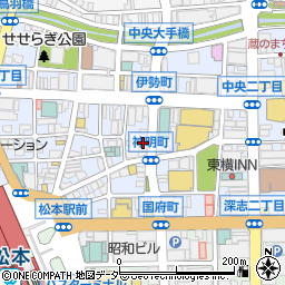 神明町町内公民館周辺の地図