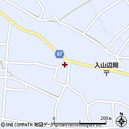 長野県松本市入山辺1292-6周辺の地図