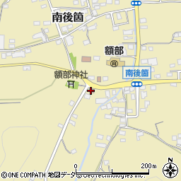 群馬県警察本部　富岡警察署南後箇駐在所周辺の地図