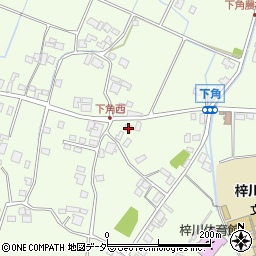 長野県松本市梓川梓568-1周辺の地図