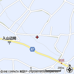 長野県松本市入山辺1592-3周辺の地図