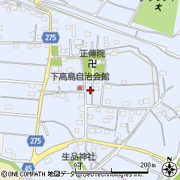 埼玉県深谷市高島172周辺の地図