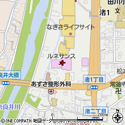 スポーツクラブルネサンス松本周辺の地図