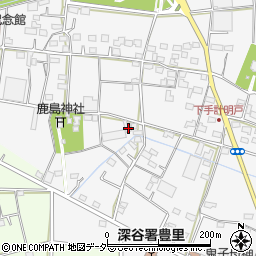 埼玉県深谷市下手計1167周辺の地図