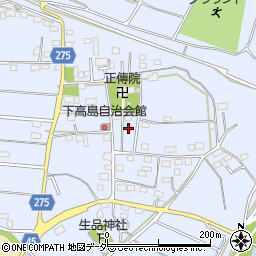 埼玉県深谷市高島171周辺の地図