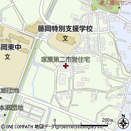 市営塚原第二団地周辺の地図