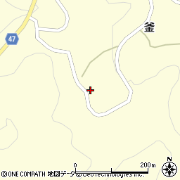 島根県隠岐の島町（隠岐郡）釜（カス谷）周辺の地図