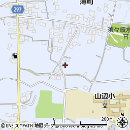長野県松本市里山辺薄町2807周辺の地図