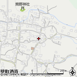 茨城県桜川市真壁町酒寄周辺の地図