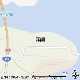 石川県白山市深瀬周辺の地図