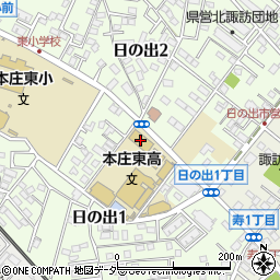 本庄東高等学校周辺の地図