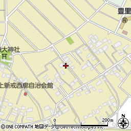 埼玉県深谷市新戒1442周辺の地図