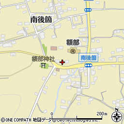 富岡額部郵便局周辺の地図