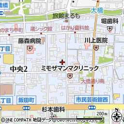 松坂屋　駐車場周辺の地図