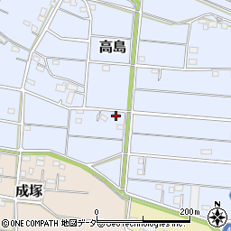 埼玉県深谷市高島388周辺の地図