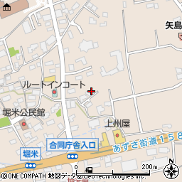長野県松本市島立581周辺の地図