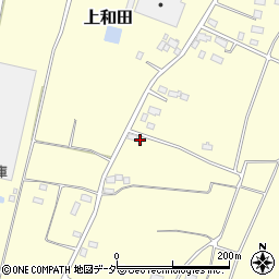 茨城県古河市上和田376周辺の地図
