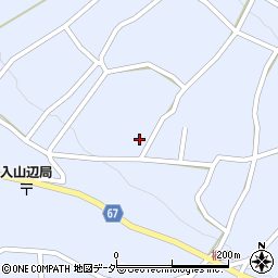 長野県松本市入山辺1721周辺の地図