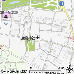 埼玉県深谷市下手計1219周辺の地図