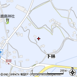 茨城県石岡市下林1314-10周辺の地図