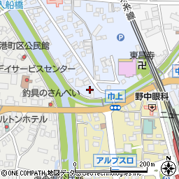 長野県松本市白板1丁目4-48周辺の地図