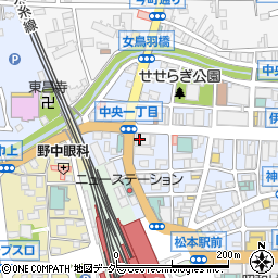 松本ゼミナール　松ゼミ・アシスト周辺の地図