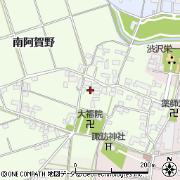 埼玉県深谷市南阿賀野274周辺の地図