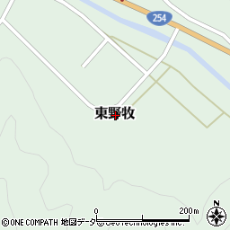 群馬県甘楽郡下仁田町東野牧周辺の地図