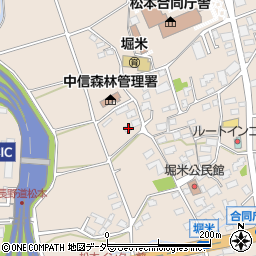 長野県松本市島立1258周辺の地図