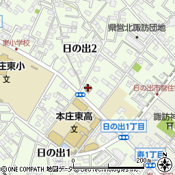 本庄市本庄東公民館周辺の地図