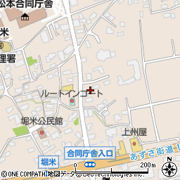 長野県松本市島立829周辺の地図