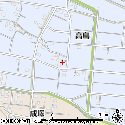 埼玉県深谷市高島378周辺の地図