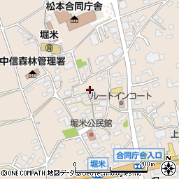 長野県松本市島立928周辺の地図
