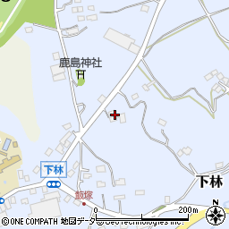 茨城県石岡市下林1307周辺の地図