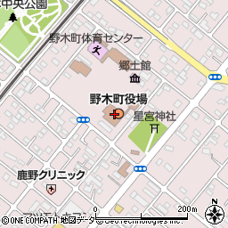栃木県野木町（下都賀郡）周辺の地図