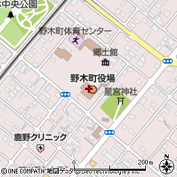 野木町役場周辺の地図