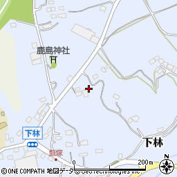 茨城県石岡市下林1308周辺の地図