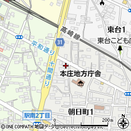 朝日屋酒店周辺の地図