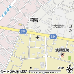 小沢理容店周辺の地図