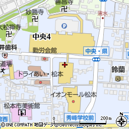 串家物語 イオンモール松本店周辺の地図