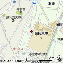 群馬県藤岡市本郷827-3周辺の地図