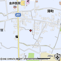 長野県松本市里山辺薄町2868周辺の地図
