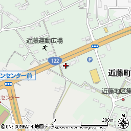 田部井石材墓石展示場周辺の地図