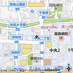 メイツ長野松本センター周辺の地図