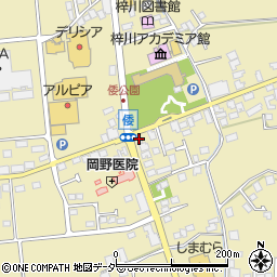 大吉梓川店周辺の地図