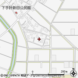 埼玉県深谷市下手計周辺の地図