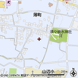 長野県松本市里山辺薄町2792周辺の地図