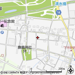 埼玉県深谷市下手計1119周辺の地図